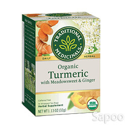 オーガニックターメリックwithメドウスイート&ジンジャーティー(カフェインフリー) 16ティーバッグ