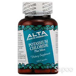 塩化カリウム(ポタシウム・クロライド)&シリカ 100カプセル