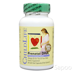 プレナタルDHA(ナチュラルレモン風味)500mg 30ソフトジェルカプセル