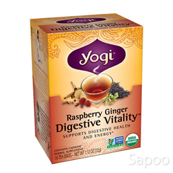 ラズベリージンジャー・ダイジェスティブバイタリティティー(YOGI TEA) 16ティーバッグ