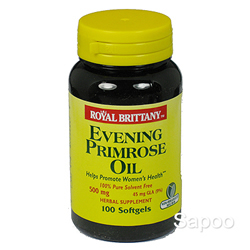 月見草オイル(イブニングプリムローズ) 500mg 100ソフトジェルカプセル 2個セット