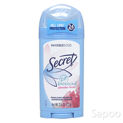 シークレット・インビジブルソリッドデオドラント(パウダーフレッシュ) 73g