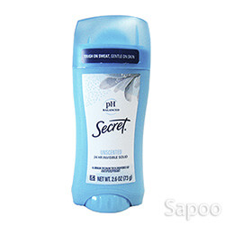 シークレット・インビジブルソリッドデオドラント(無香料) 73g