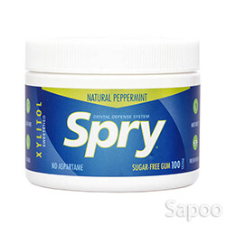 スプライキシリトールガム(ナチュラルペパーミント) 100粒