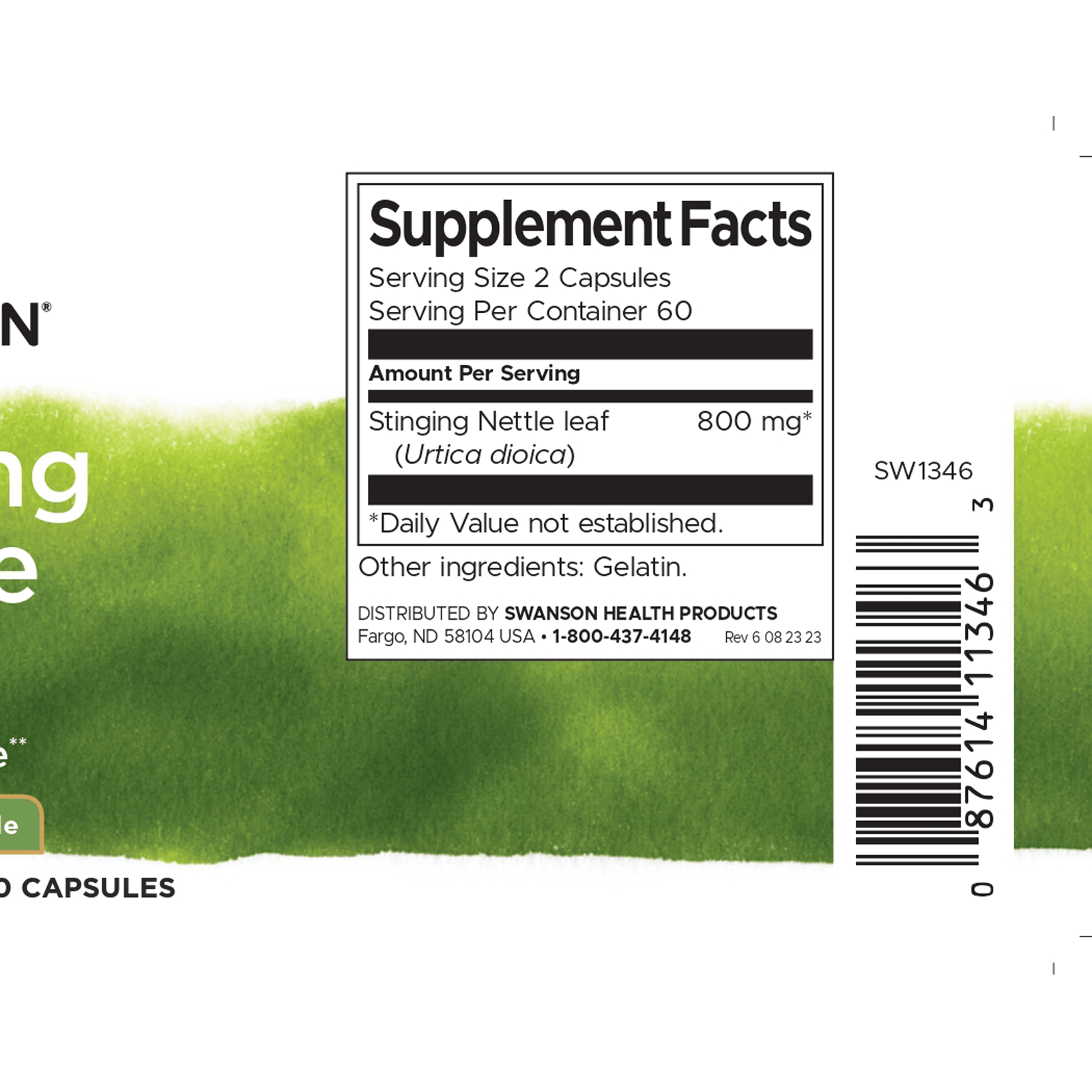 ネトル 400mg 120カプセル