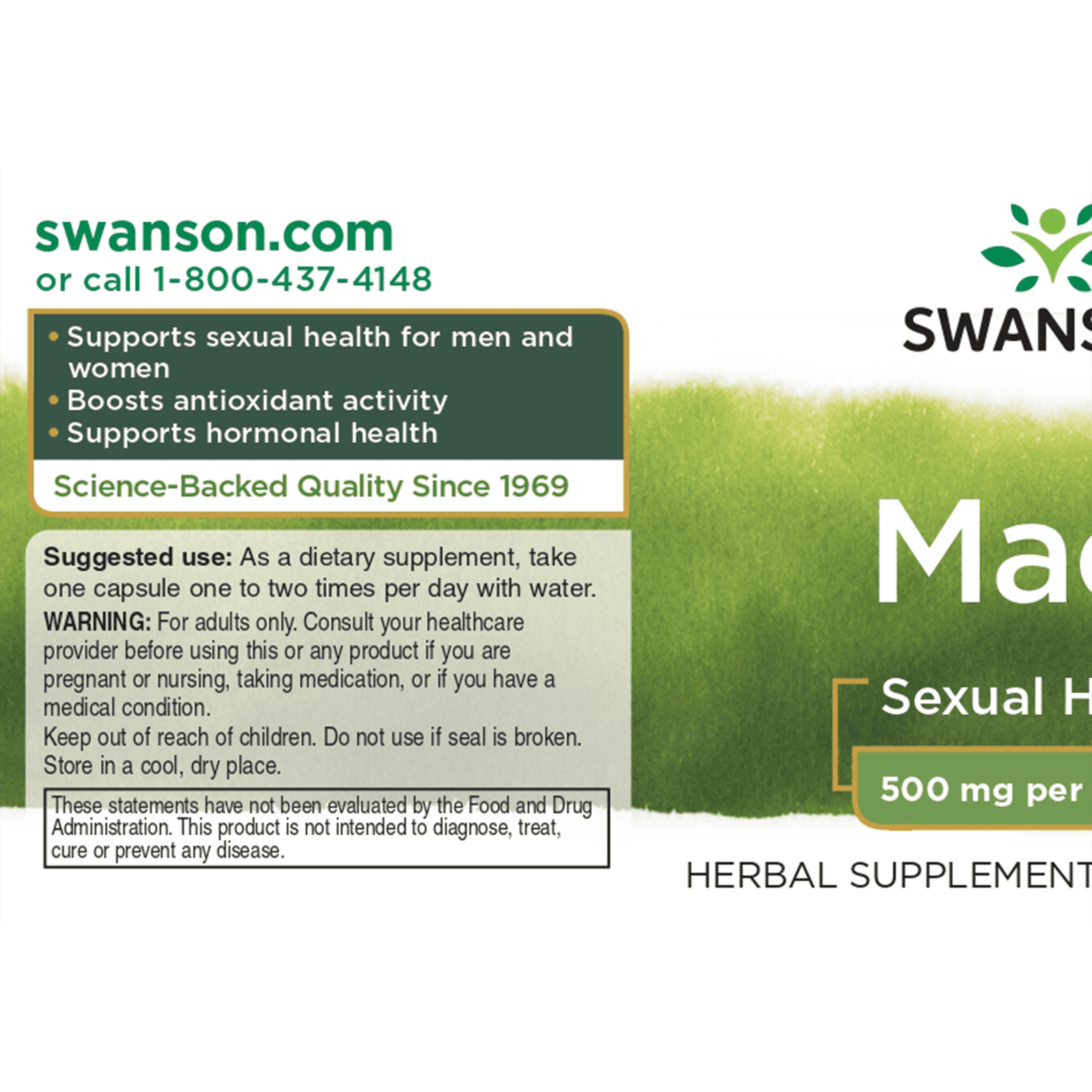 マカ 500mg (旧マカ・パッション) 60カプセル