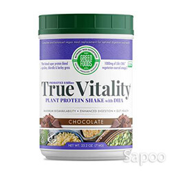 トゥルーバイタリティープラント・プロテイン・シェイクwith DHA チョコレート 714g