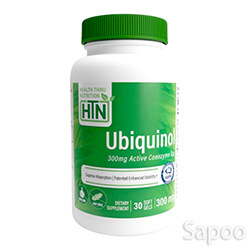 還元型コエンザイムQ10 300mg Non- GMO 30ソフトジェルカプセル