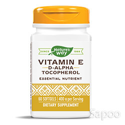 ビタミンE 400IU Dアルファトコフェロール 60ソフトジェルカプセル