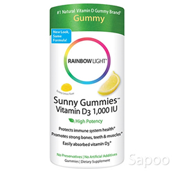 ビタミンD(レモン風味) 1000IU サニーグミ 50チュアブル