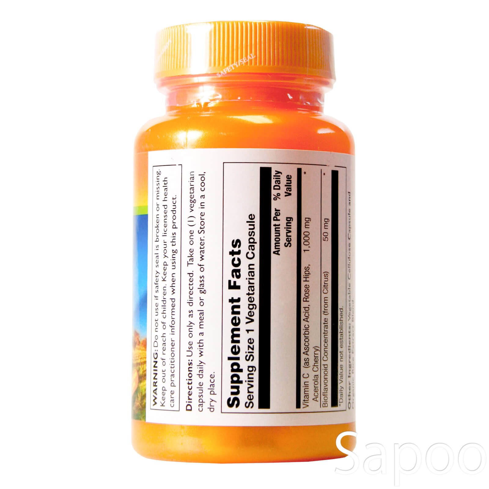 ビタミンC 1000mg+ローズヒップ&アセロラ 30ベジタリアンカプセル