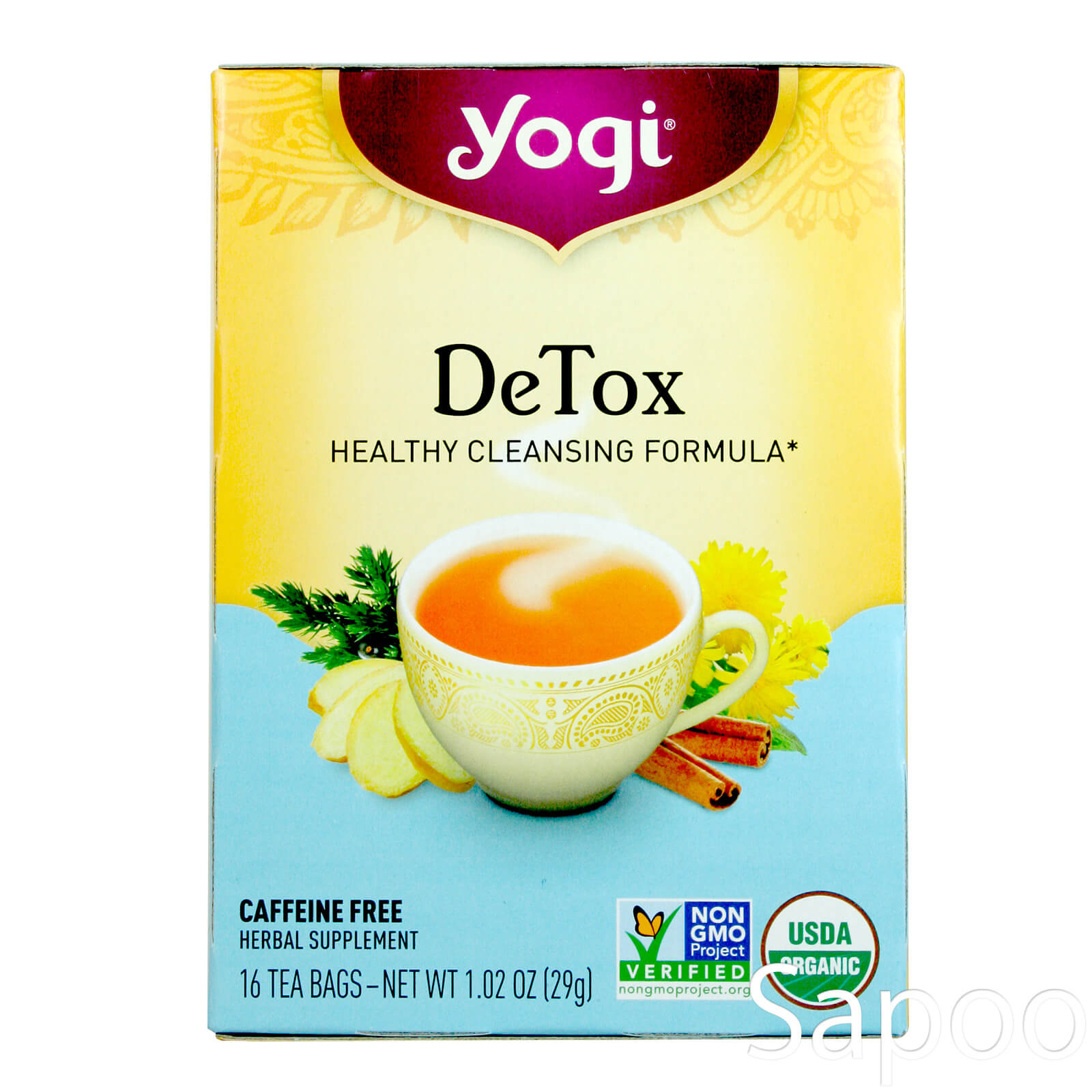 デトックスティー(YOGI TEA) 16ティーバッグ