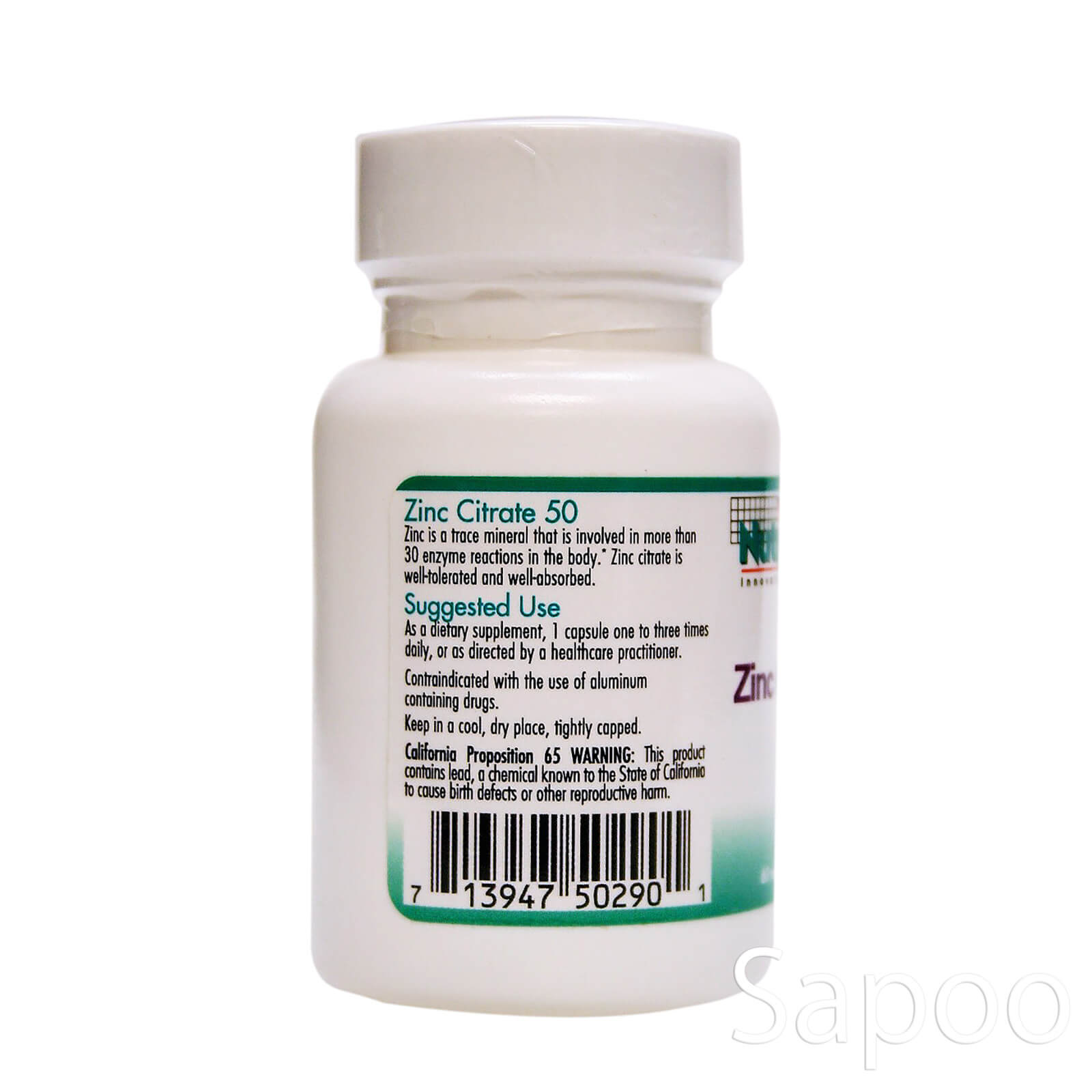 クエン酸亜鉛 50mg 60カプセル